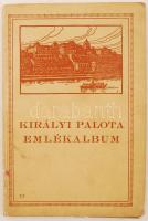 cca 1920 Királyi Palota emlékalbum 14 képet tartalmazó leporello