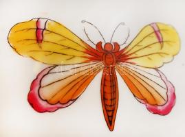 Herendi Viktória mintás váza, kézzel festett, jelzett, hibátlan, m:20,5 cm