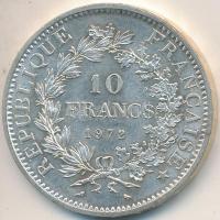 Franciaország 1972. 10Fr Ag "Herkules csoport" T:1-,2 
France 1972. 10 Francs Ag "Her...