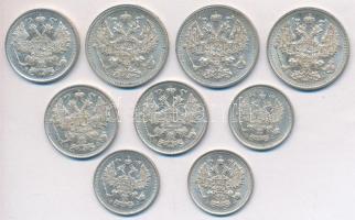 Orosz Birodalom 1915-1916. 10k Ag (3x) + 15k Ag (3x) + 20k Ag (3x) T:1-,2
Russian Empire 1915-1916. ...