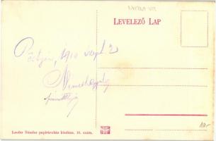 Pöstyén-fürdő, Régi fürdő; kiadja Laufer Nándor papíráruháza / old spa building