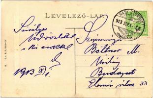 Nagyszombat, Nagy Lajos utca, Weisz D. Adolf ruhakereskedése / street, shops