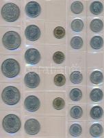 Vegyes ~180db-os finn, francia és svájci fémpénz gyűjtemény érmetartó albumokban és berakólapokon T:...