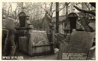 Praha, Prague; Jewish cemetery, Judaica