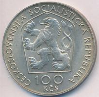 Csehszlovákia 1976. 100K Ag "Janko Kral" T:2 Czechoslovakia 1976. 100 Korun Ag "Death of Janko Kral" C:XF Krause KM#84