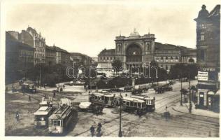 Budapest VII. Keleti pályaudvar, villamosok