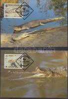 1990 WWF Gangeszi gaviál sor Mi 323-326 4 CM