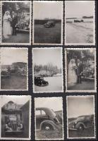 cca 1935 14 db fotó 1100-as FIat autóról / Fiat car 14 photos 6x9 cm