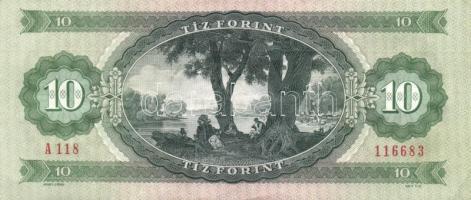 1962. 10Ft nagyon alacsony sorozatszám + 1975. 10Ft (3x) + 20Ft T:I-,II