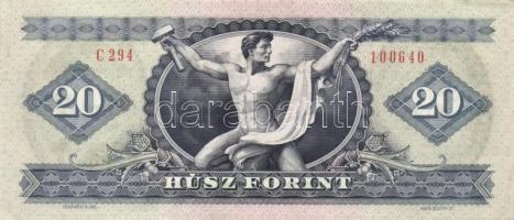 1962. 10Ft nagyon alacsony sorozatszám + 1975. 10Ft (3x) + 20Ft T:I-,II