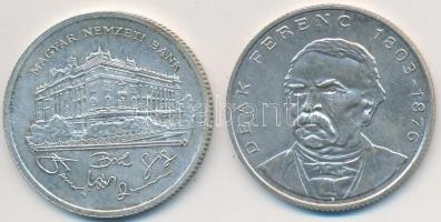 1992-1994. 200Ft Ag (2x) "MNB" + "Deák" T:2,2-