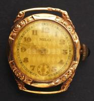 14K női arany kartóra. Nem jár. br 8,23g / 14 C gold womens watch. Needs repair 8,23g