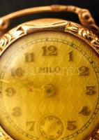 14K női arany kartóra. Nem jár. br 8,23g / 14 C gold women's watch. Needs repair 8,23g