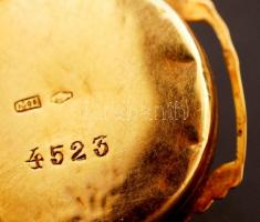 14K női arany kartóra. Nem jár. br 8,23g / 14 C gold women's watch. Needs repair 8,23g