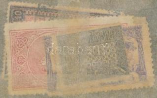 Románia 5 db okmánybélyeg