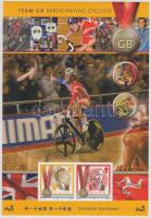 Summer Olympics Beijing 8 stamps with relations + block, Nyári Olimpia, Peking 8 db bélyeg összefüggésekben + blokk