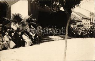 Szeged, Horthy Miklós fogadása, pódium; Fritz Rudolf photo