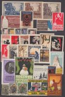 cca 1900 33 db német levélzáró / German poster stamps