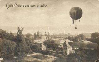 Maria Laach, Kloster, Luftballon / cloister, hot air balloon; photo (EK)