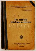Jak-11 Ölyv, vadász-kiképző repülőgép leírása és különleges berendezései 2 kötetes leírás. Bp., 1951. Honvédelmi minisztérium.