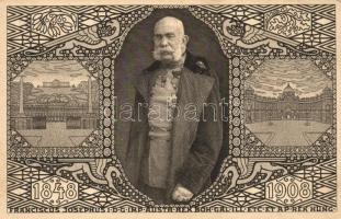 5 db RÉGI motívumlap; uralkodó (Ferenc József és IV. Károly) / 5 old motive cards; royalty (Franz Jo...