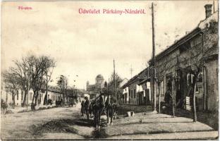 Párkánynána, Fő utca / main street, shop