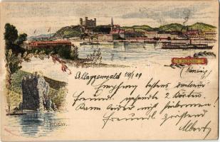 Pozsony, Dévény, Ezredéves Országos Kiállítás 2Kr. Ga. s: Morelli, Dörre / Hungarian Millenium Exposition