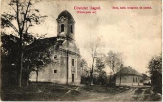 Dág, Katolikus templom és iskola; kiadja Putz Ágoston