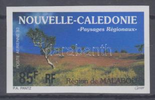 Landscapes imperforated stamp, Tájak vágott bélyeg