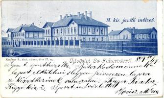 1899 Székesfehérvár, Javítóintézet; Kaufmann F. kiadása (EK)