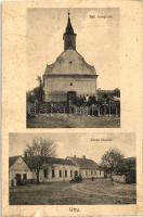 Uny, Református templom, utcarészlet (fl)