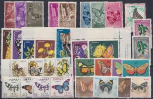 Butterflies 34 diff stamps, Lepke motívum tétel 34 klf bélyeg