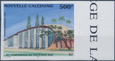 The South Pacific Conference Committee imperforated margin stamp, A dél-csendes óceáni bizottság konferenciája vágott ívszéli bélyeg