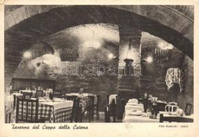 Assisi, Taverna del Ceppo della Catena / restaurant, interior (EK)