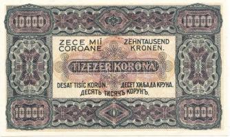 1923. 10.000K "80 FILLÉR - NYOLCVAN FILLÉR" felülbélyegzéssel, nyomdahely jelölés nélkül T...
