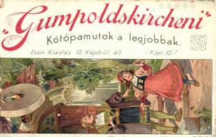 Gumpoldskircheni kötőpamutok a legjobbak 10. kép / Gumpoldskirchen Cotton for knitting advertisement, folklore, litho (EM)