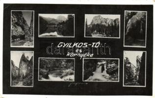 5 db RÉGI erdélyi városképes lap; Gyilkos-tó és Tordai-hasadék / 5 old Transylvanian town-view postcards; Gyilkos-tó, Tordai-hasadék