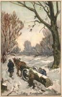 18 db RÉGI motívumlap pár lithoval; művész / 18 old motive cards with some lithos; art