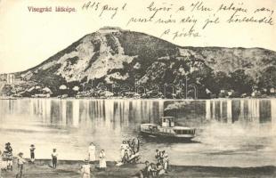 Visegrád - 8 db régi képeslap / 8 old postcards