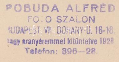 cca 1920 Pobuda Alfréd: Rendőrök szolgálatban, hátoldalon pecséttel jelzett, 18x24 cm