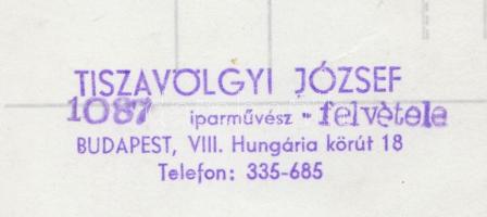 cca 1960 Tiszavölgyi József: Lovaspóló Budapesten, 10x15 cm