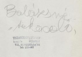 cca 1955 Tiszavölgyi József: Balázsné a tekercselő műhelyből, mögötte a sztahanovisták teljesítménye...