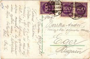 Bad Ilmenau, Bahnhof, Heliokolorkarte von Ottmar Zieher / railway station