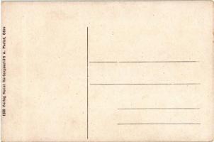 Gorizia, Görz; Castello, Verlag Kunst Kartengeschäft A. Pertot / castle, shops