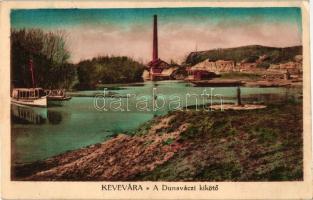 Kevevára, Dunaváci kikötő, gyár / ship station, factory