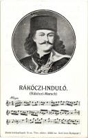 Rákóczi-induló; Zenés levelezőlapok 14. sz. / Rákóczi-Marsch, sheet music