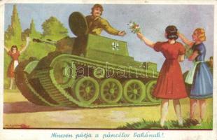 Nincsen párja a páncélos bakának! / soldier with tank s: Klaudinyi (fa)