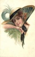 Lady litho, Kalapos hölgy, litho