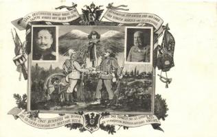 Austrian-German propaganda, Wilhelm II, Franz Joseph (cut)