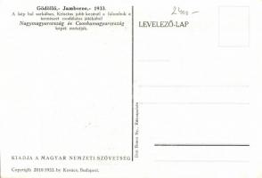 1933 Gödöllő, Jamboree 'Feltámadunk' irredenta; kiadja a Magyar Nemzeti Szövetség